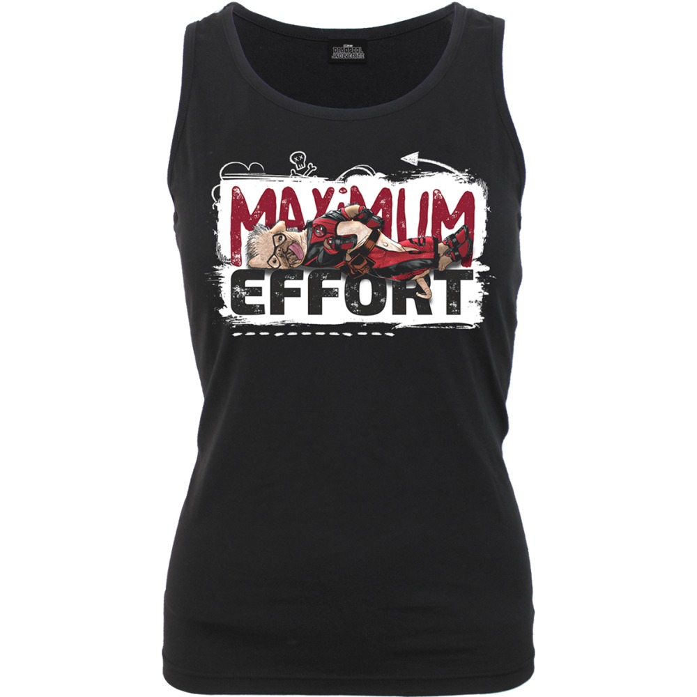 Spiral Marvel Deadpool - Maximum Effort Sleeveless top - Black